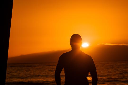 Professional sunset photoshoot in Tenerife