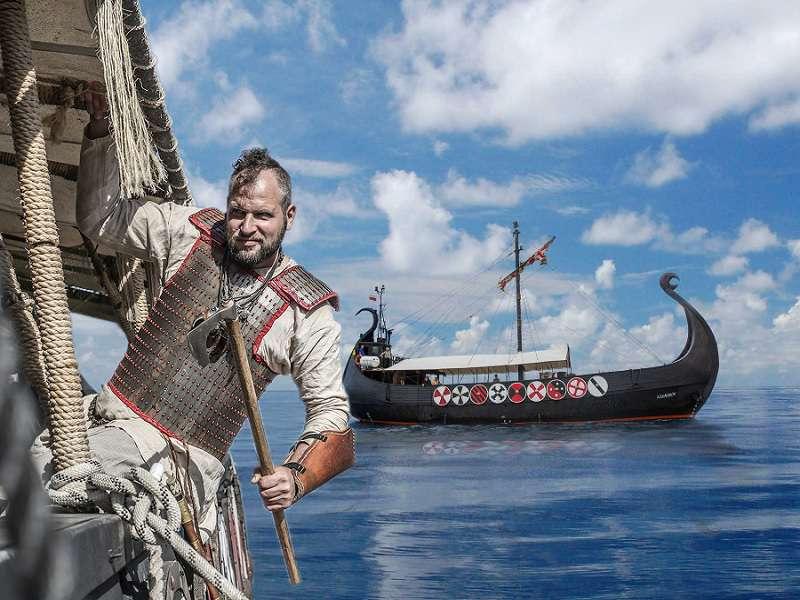 Suba a bordo de un auténtico barco vikingo