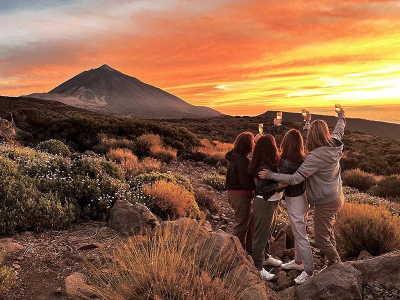 Teide night tour with sunset and stars