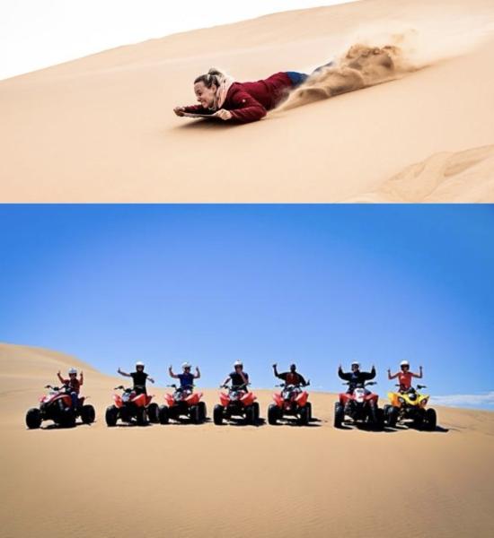 Combo Balade en Quad & Sandboard dans le désert